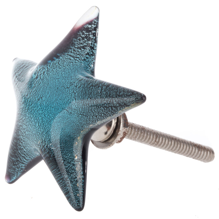Blue Glass Star Knob Hobby Lobby 1194612
